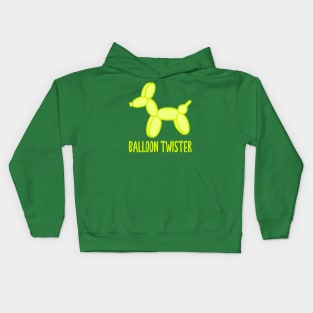 Balloon Twister! (Chartreuse) Kids Hoodie